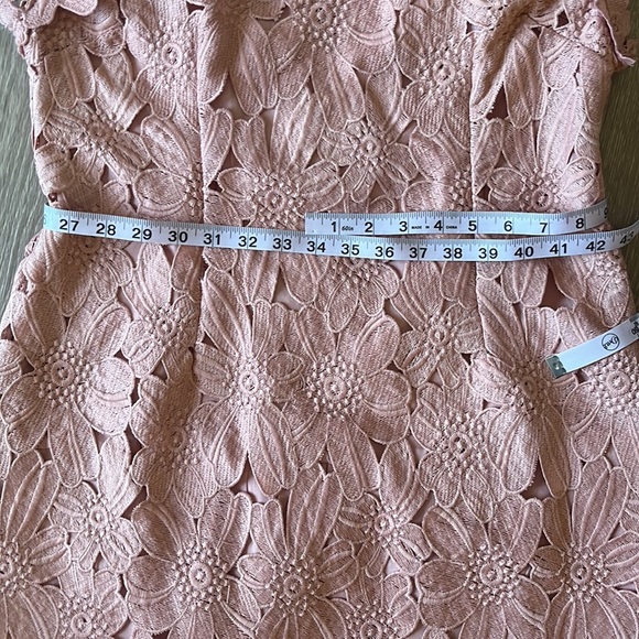SOLD Chicwish Pink Lace Dress, Size L - Picture 5 of 10